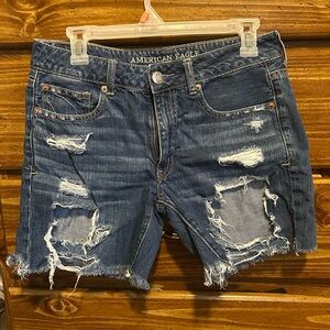 American Eagle Outfitters Ripped Denim Shorts